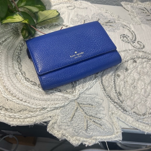 Kate Spade New York Blue Tri-Fold Wallet - Picture 3 of 16